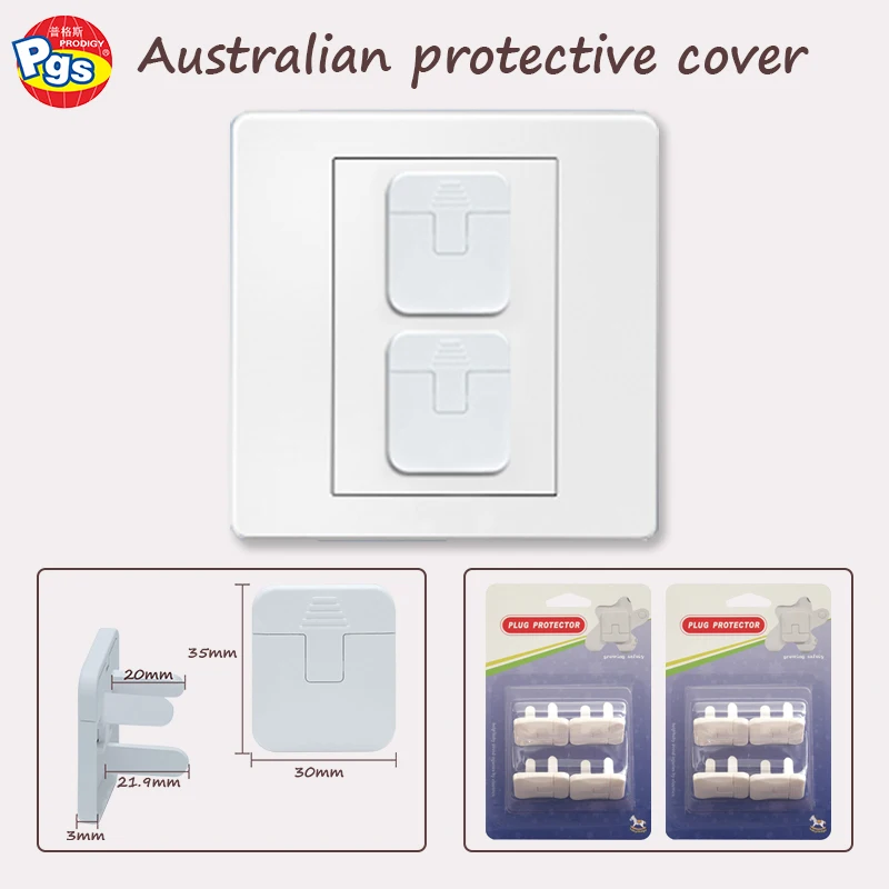 Prodigy OL008 OEM Factory Waterproof Child Safety American Electrical Outlet 2 Pin Plug Charger Protector Baby Socket Cover