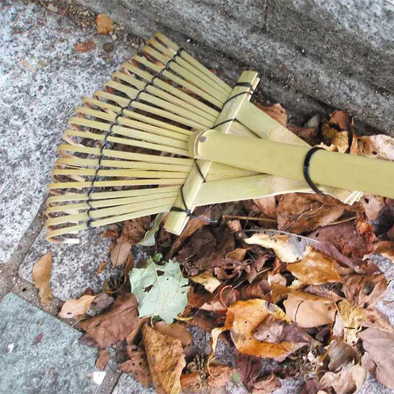 20 Teeth Bamboo Rake Lawn rake