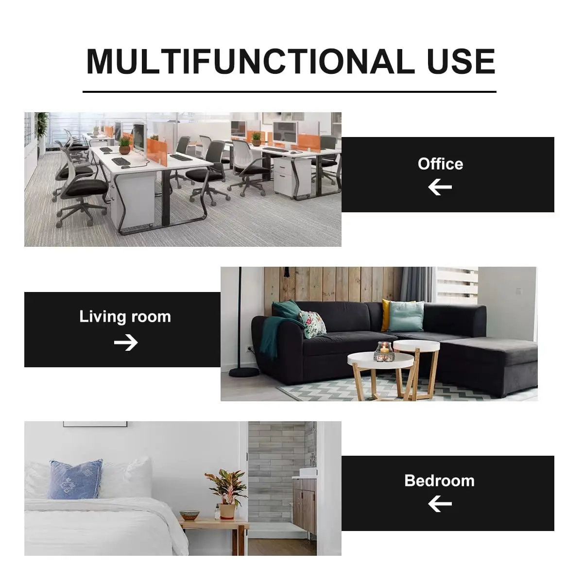 Custom Size Mobile Indoor Screens Room Dividers Folding Partition Privacy Screen Freestanding Room Divider