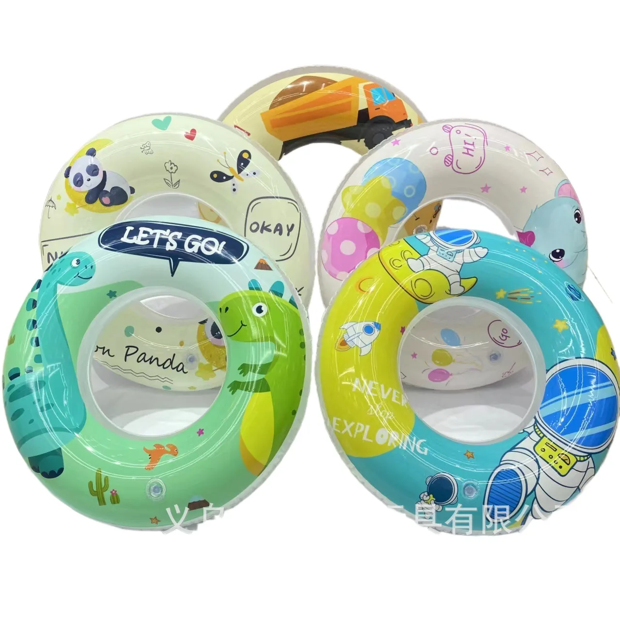 new design 2 rings red hearts swimming pool inflatable red hearts design pool_3