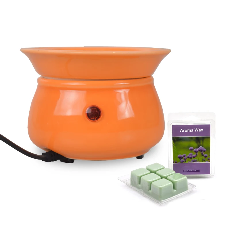 electric aromatherapy wax warmer essential oil burner ceramic hot plate wax melt warmer aroma censer candle jar warmer