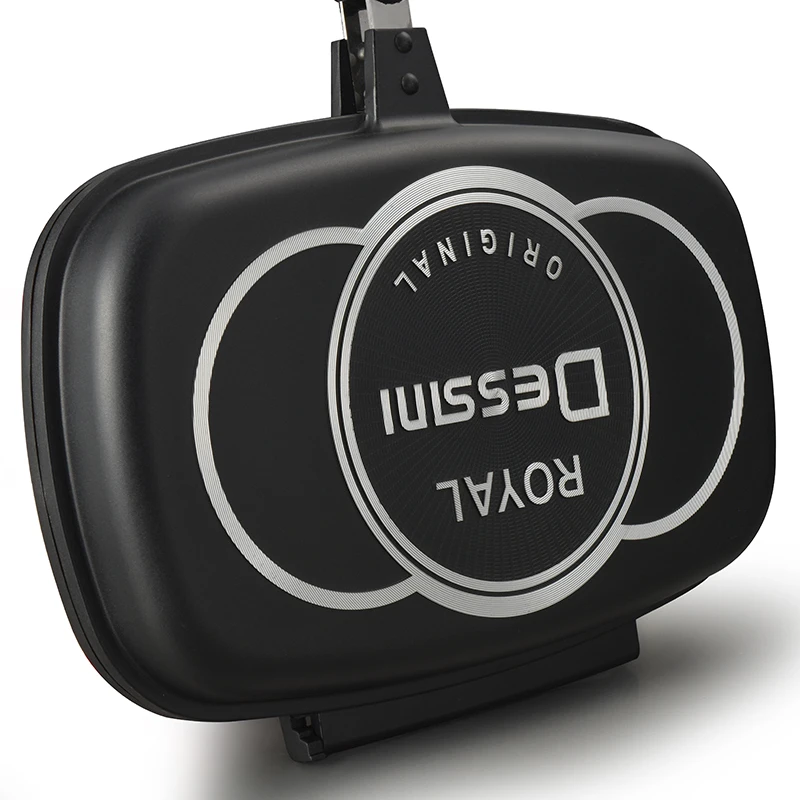 Алюминиевая антипригарная Двусторонняя сковорода для жарки с Сотами