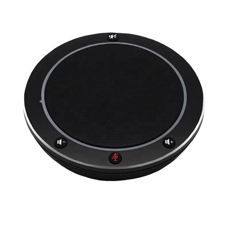 
ME100 High Quality Cheap Price Black Conference Microphone Speaker With Full Duplex Echo Cancellation 