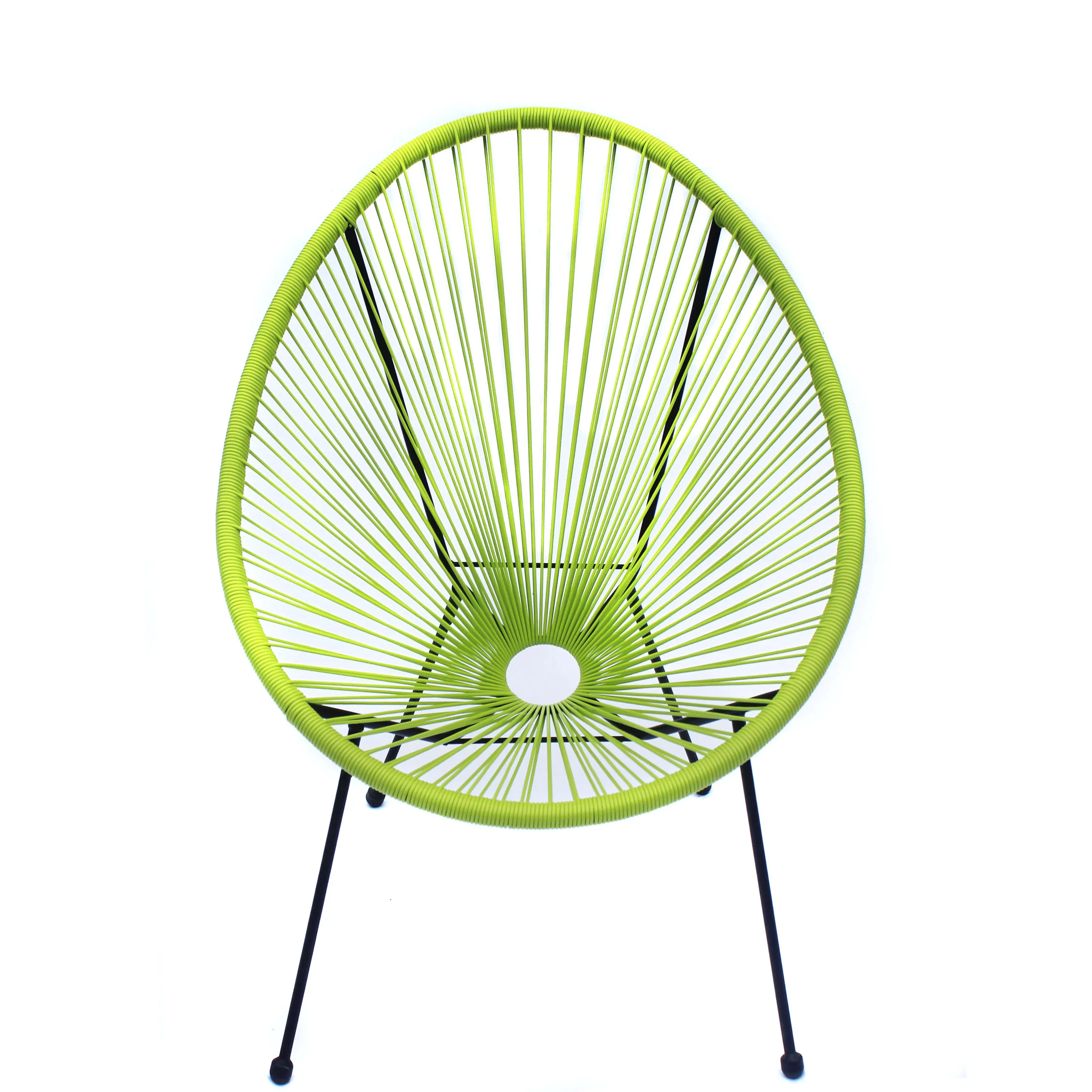 
Cheap Price High-Quality Acapulco Plastic Rattan Chairs Noodles Wicker Chair 
