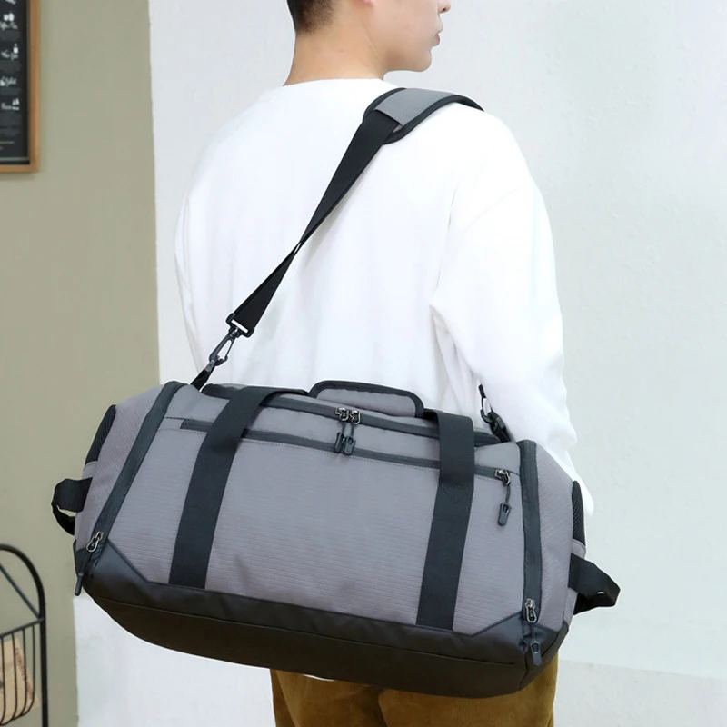 New product duffel black traveling bag High-quality bags for gym beach travel pool custom tote bag