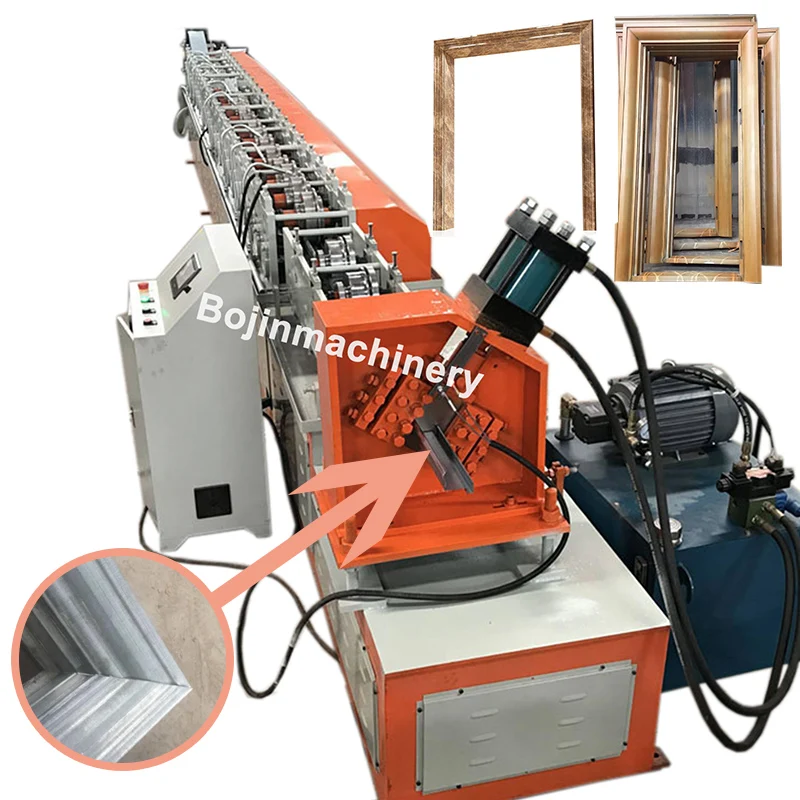 Upright Window Metal Steel Door Frame Roll Forming Machine Window And Door Making Machinery