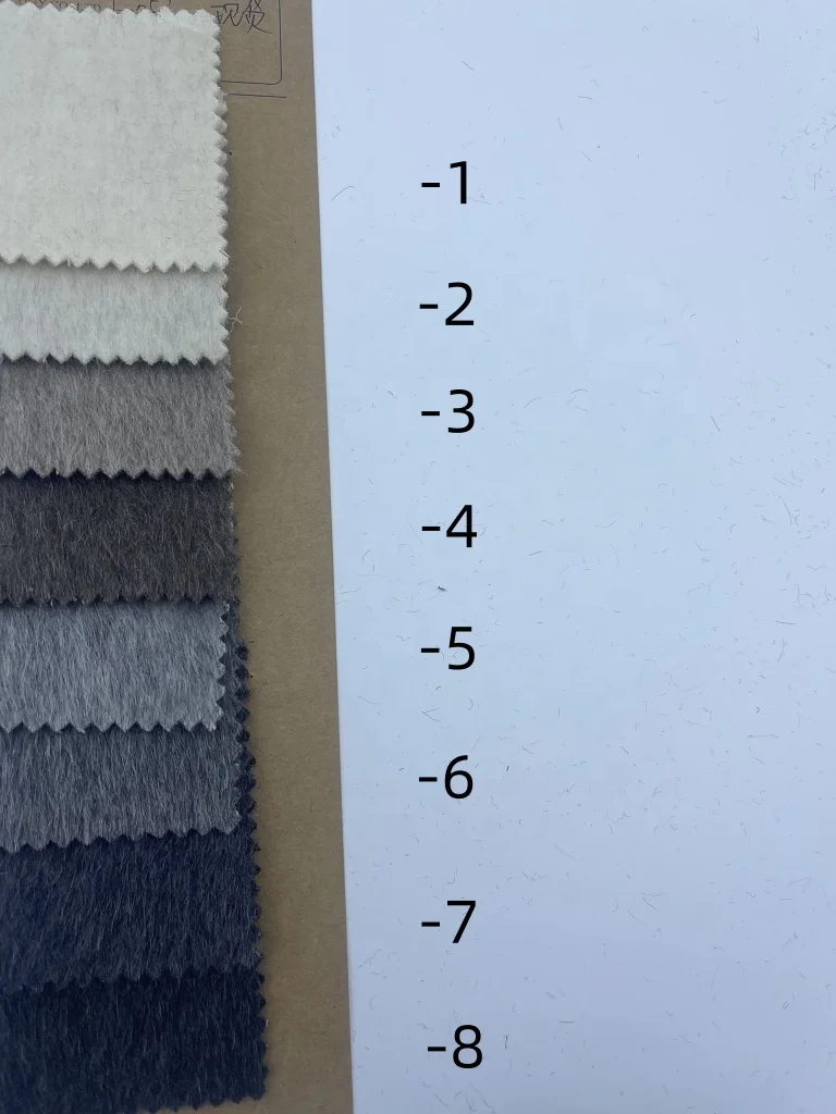 RTS Supplier 100% Wool Plain Overcoat Winter Polar Fleece Fabrics For Clothing ZZH24003