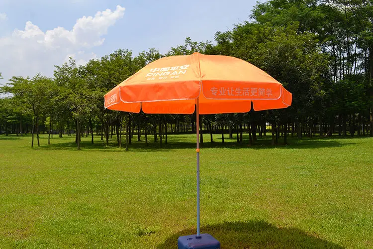 Custom size outdoor waterproof promotional advertising summer sun beach umbrella for garden