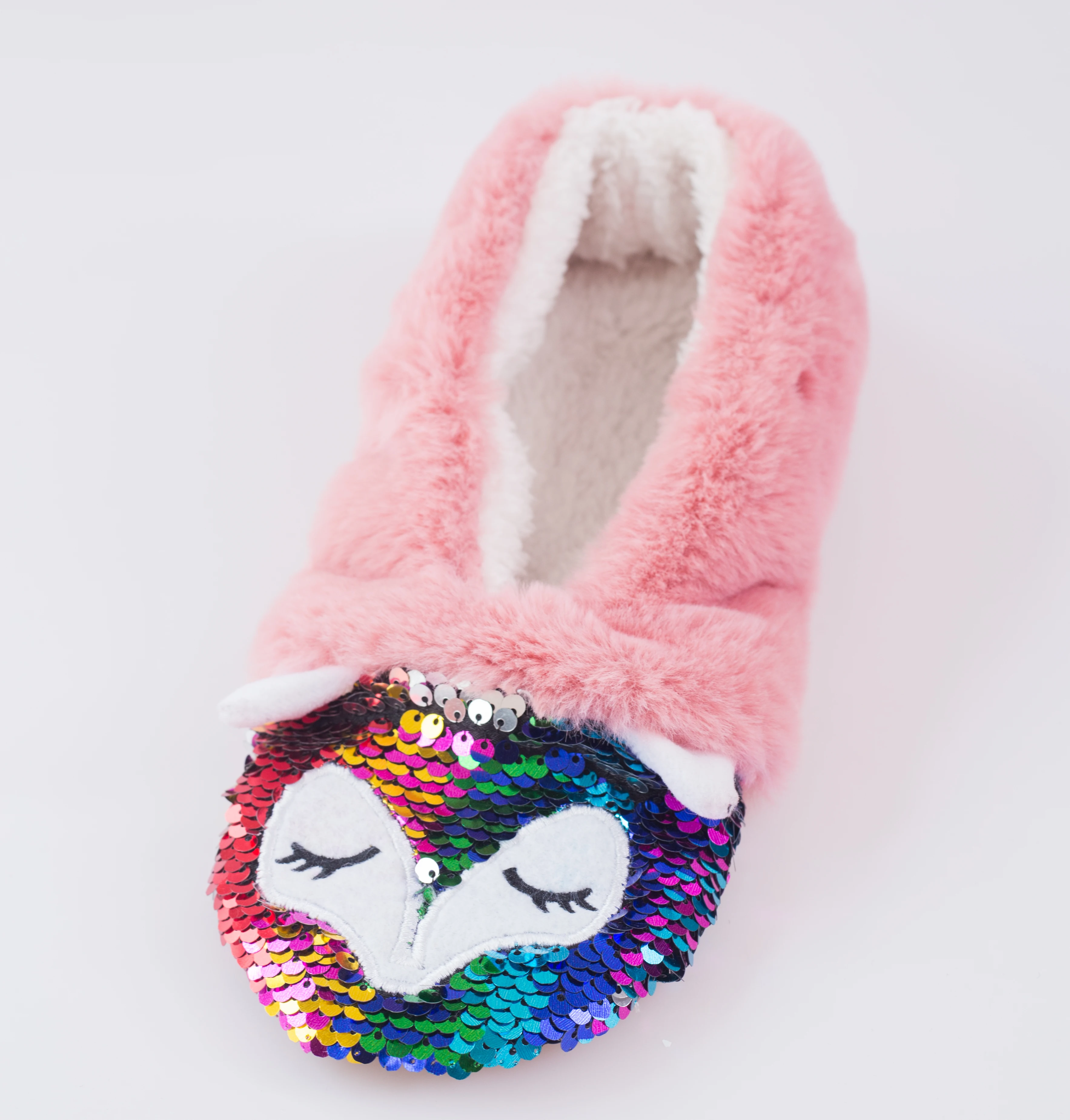 
Warm Soft Women Indoor Floor Shoes Animal Shape Flannel Home Slippers Custom Logo Cotton Fabric Custom Size Custom Colour 20pcs 