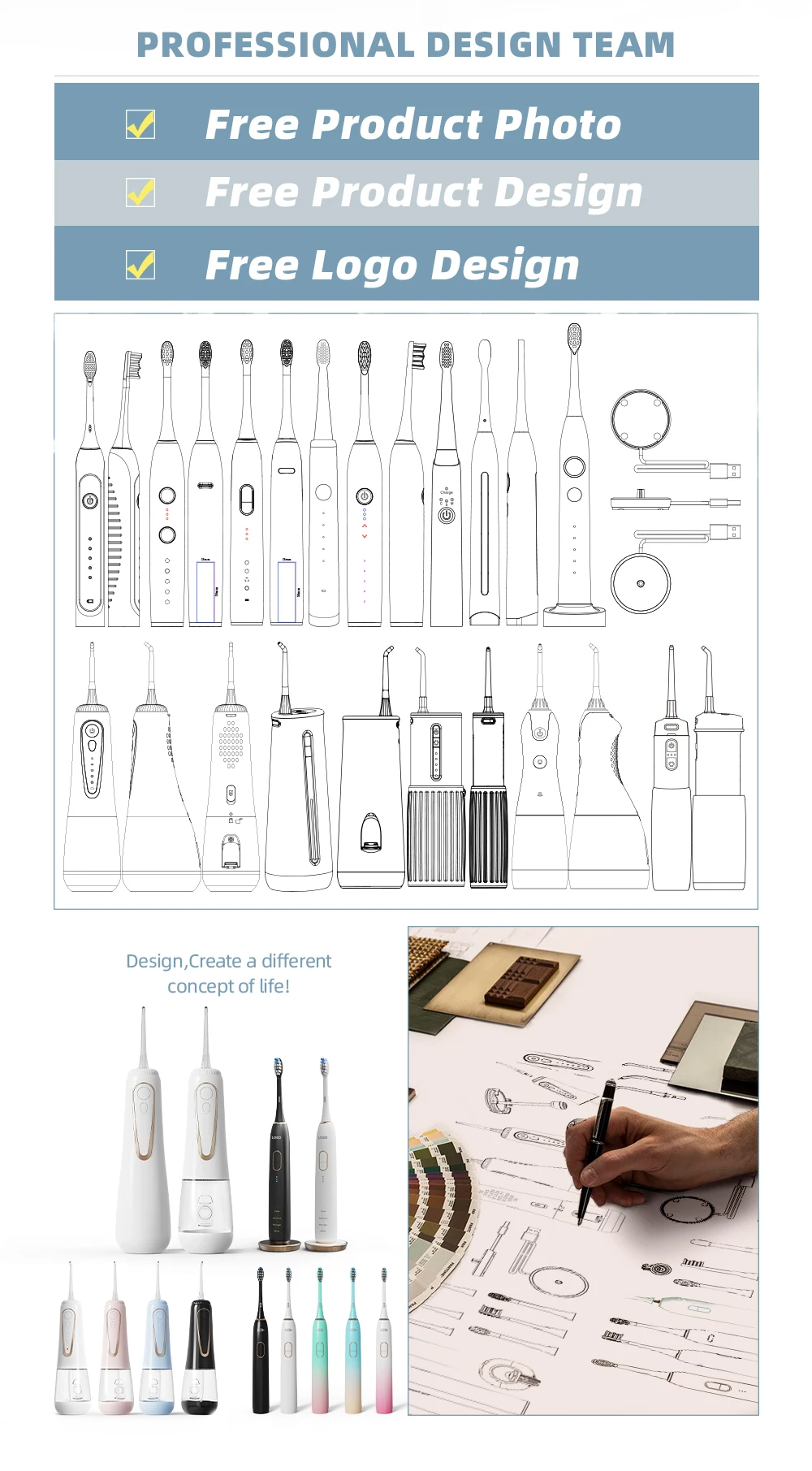 water flosser 5 modes portable water flosser oral irrigator
