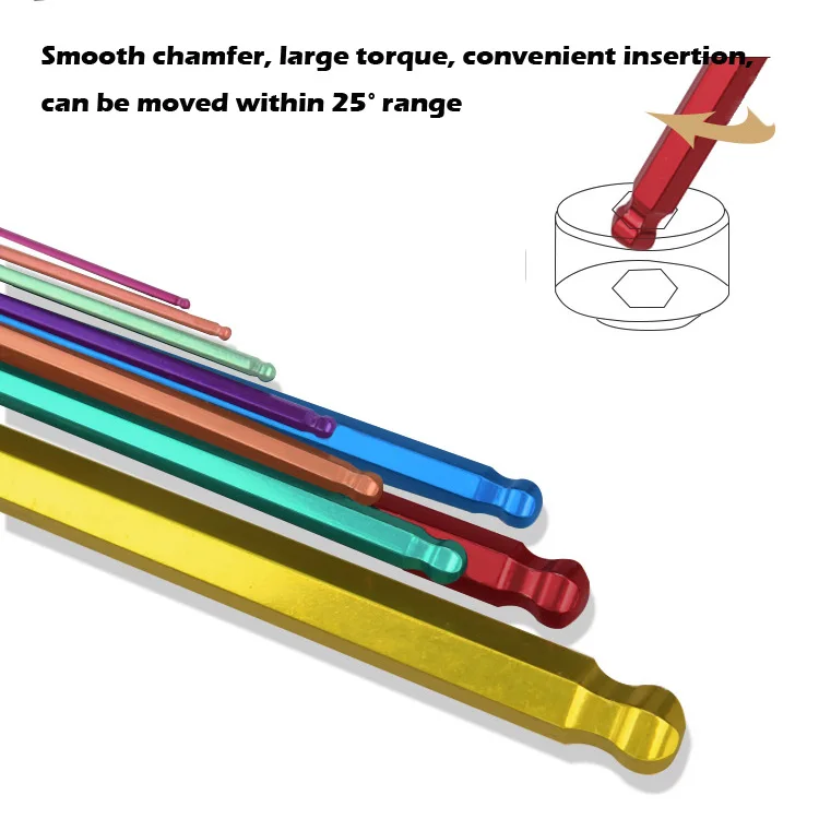 Hight Quality Allen Key Wrench Torx End Allen Key Wrench L Type Torx End Allen Key Wrench Attaching For Metal Joints Accessory