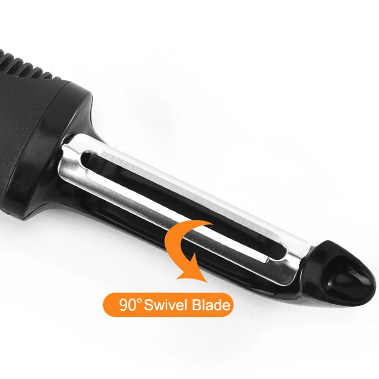 kitchen Gadgets Ergonomic Grip Peelers Sharp Swivel Blades Stainless Steel Fruit Vegetable Peeler Potato Swivel Veget Peeler