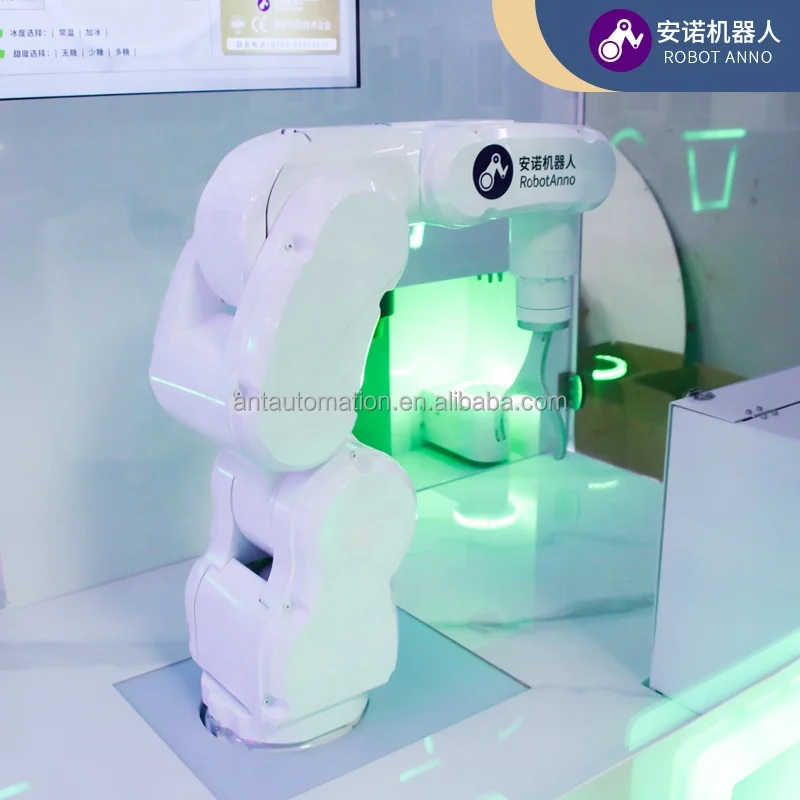 Commercial Robot Barista Latte Art Coffee Bean Milk Coffee Maker Coffee Vending Machine With Ice