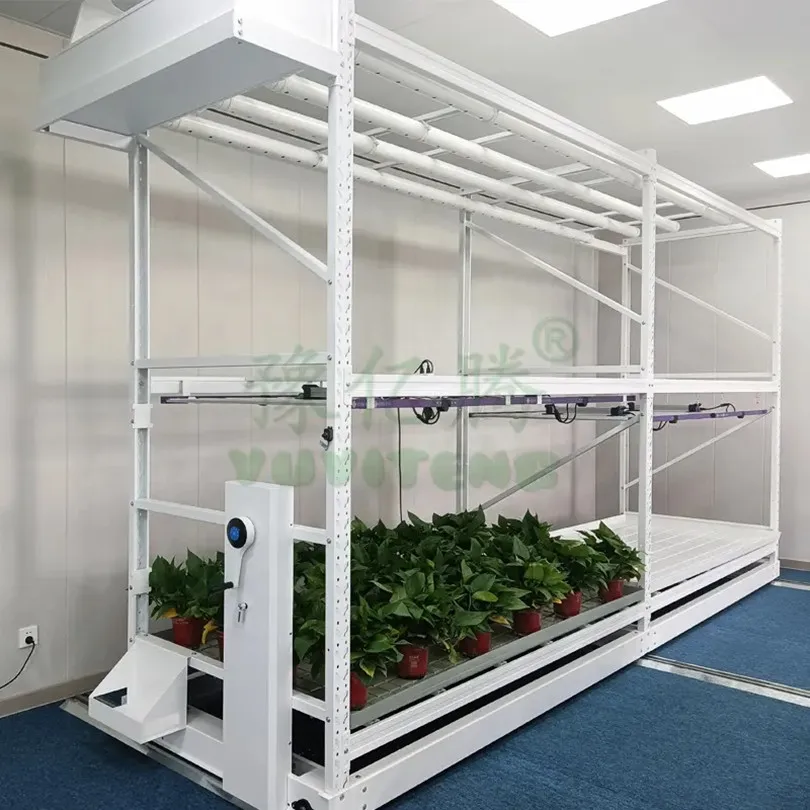 Indoor Plant Hydroponic Growing System Vertical Grow Rack WIth Fan