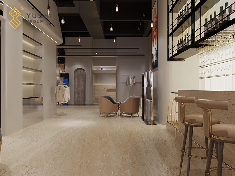 Yushi Group Roman Travertine slabs marble white travertine wall floor tiles marble tub