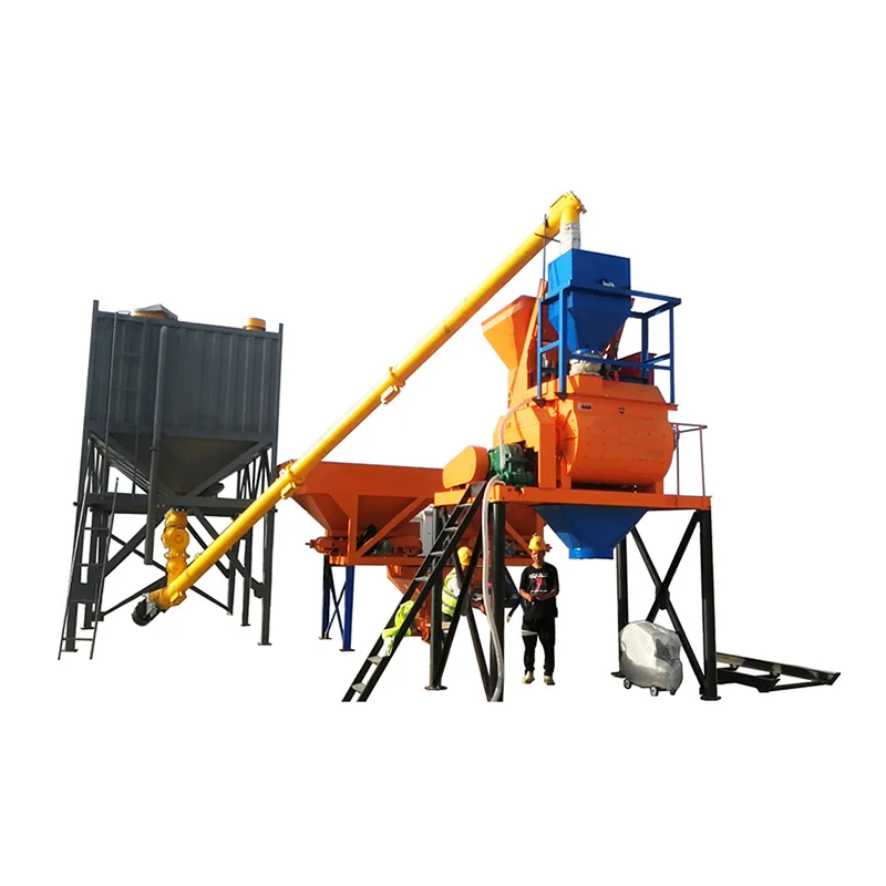 China Factory Manufacture 50m3/H dry mix concrete plant concrete mixing batch plant on sale