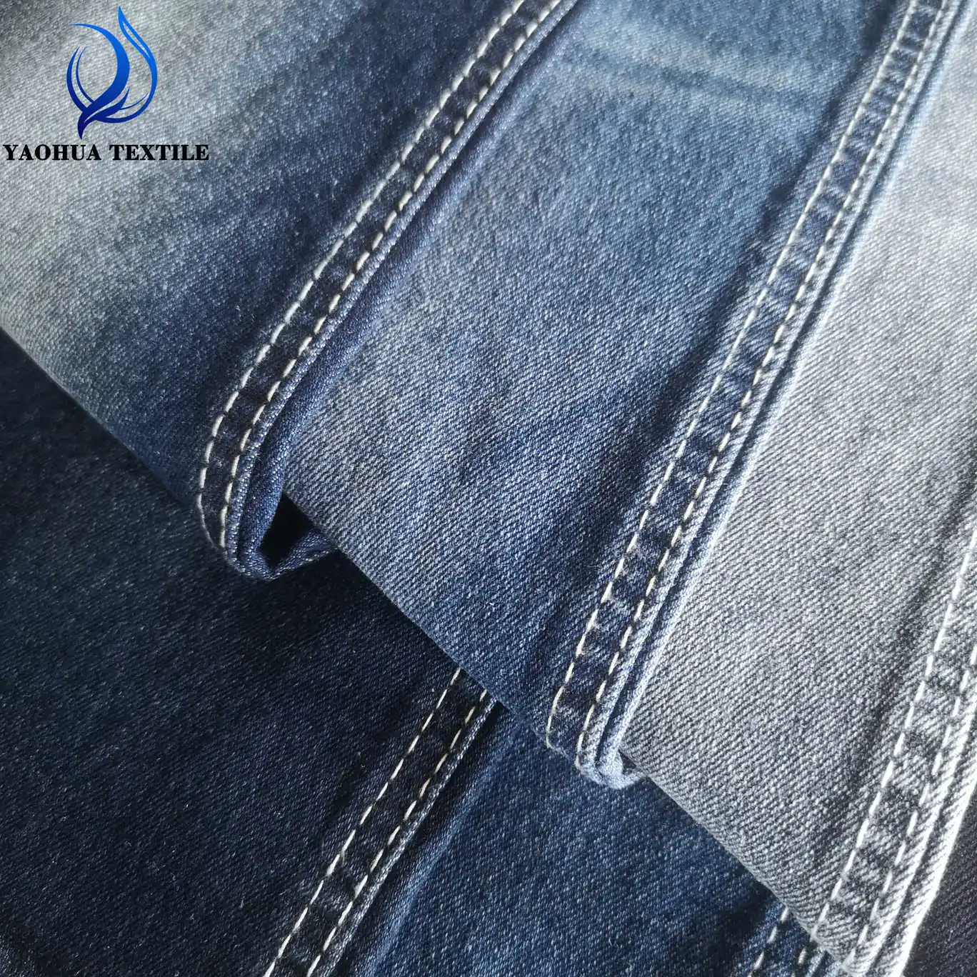 6615 оптовая продажа низкая цена 9 5 oz 200D/40 хлопок полиэстер спандекс тканая саржевая джинсовая ткань для