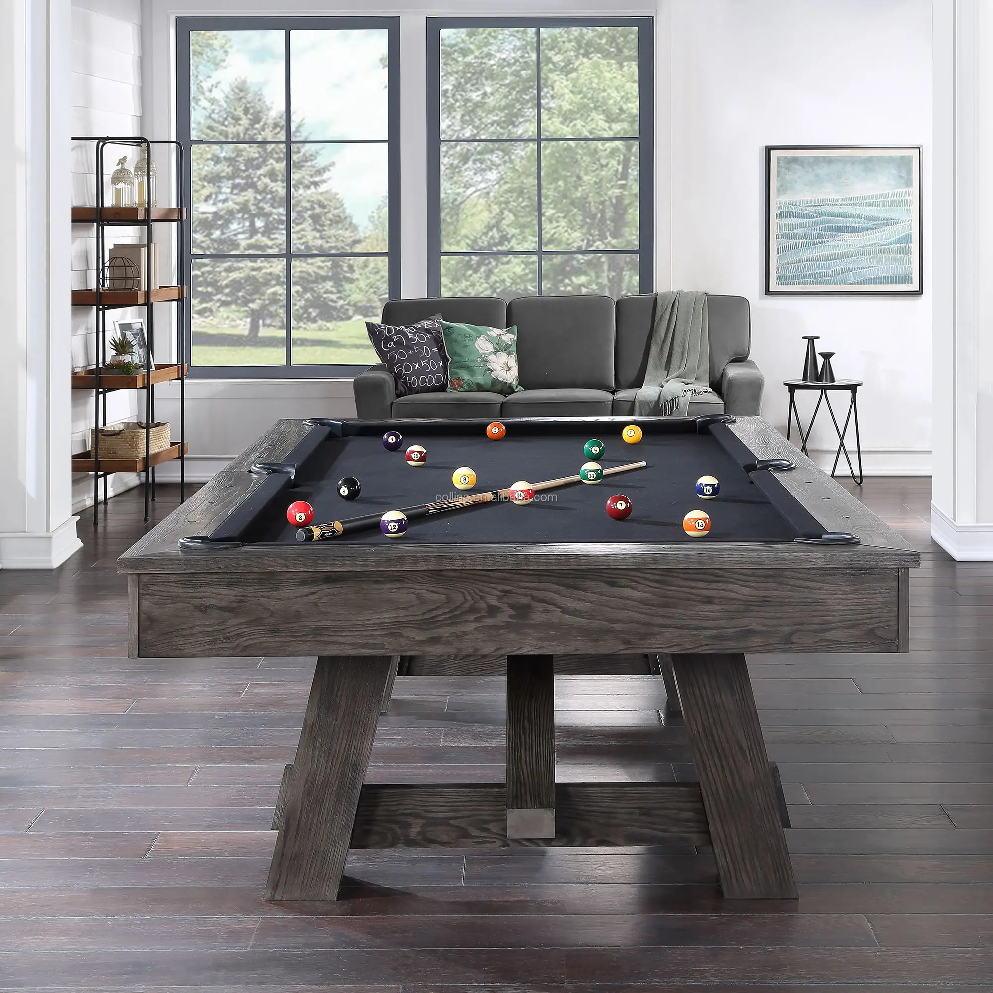 Custom professional high end craft solid wood unique table pool table