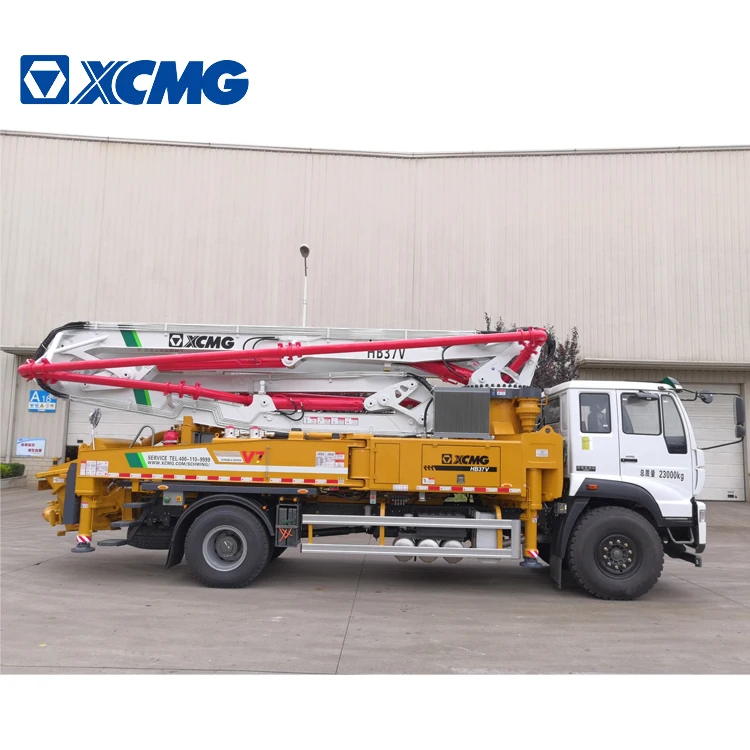 XCMG Original Used Manufacturer HB37V 37m Concrete Pump Truck Price