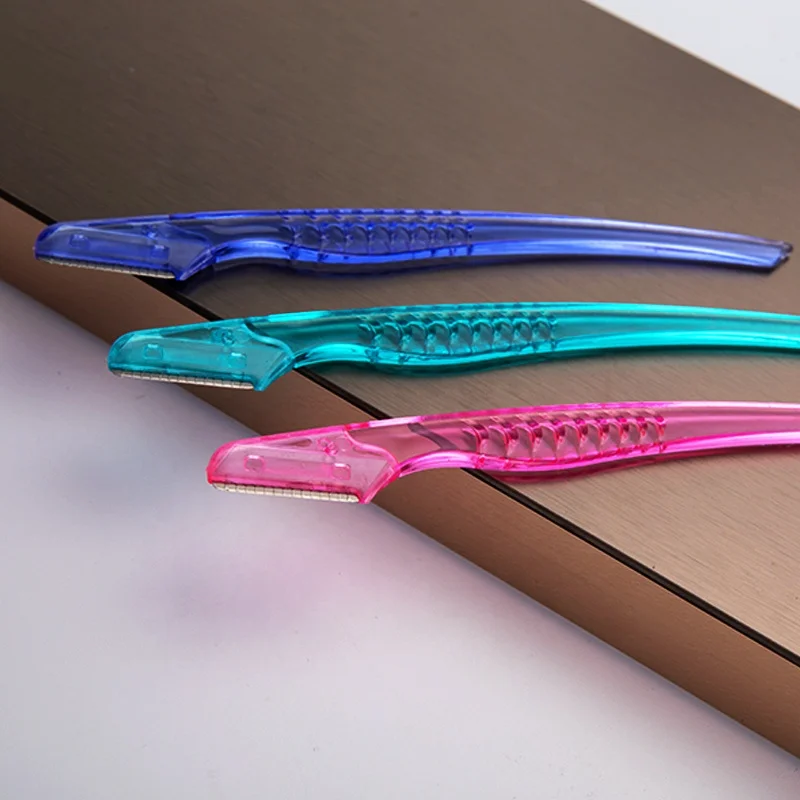 Pearl Max Low Price 3pcs eyebrow razor Professional Shaving Eyebrow Blade Eyebrow razor 3pcs facial razor