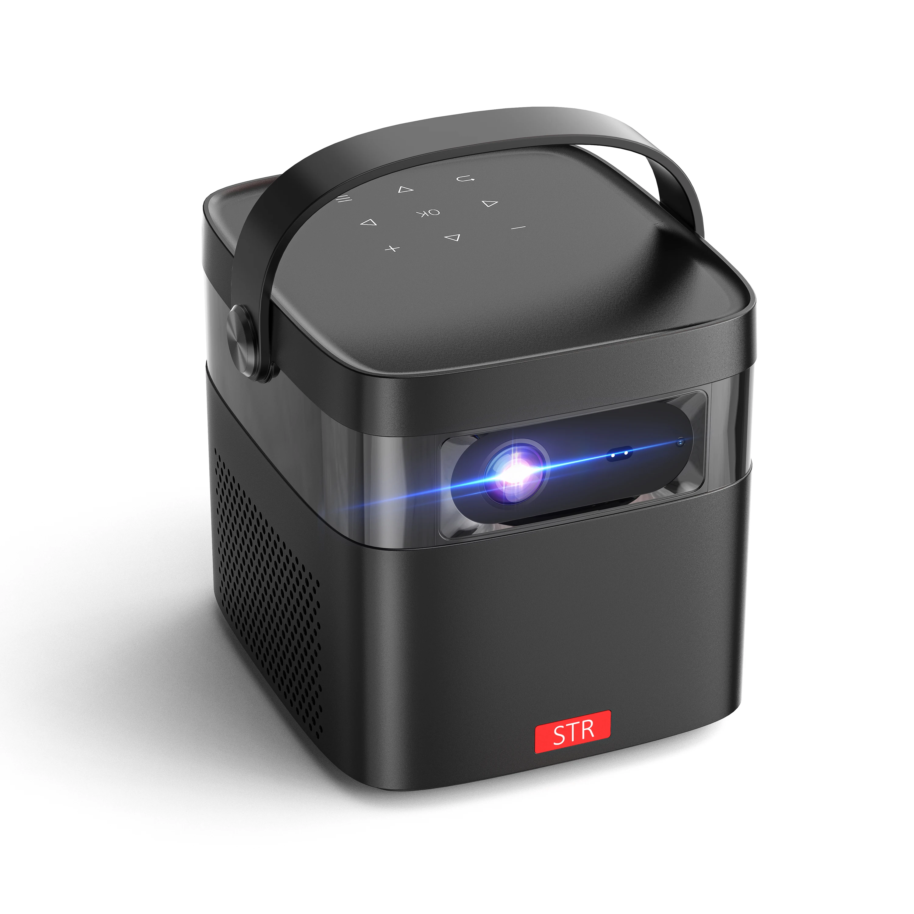 Google TV Android 11 DLP 3D 1080P 380 Ansi Outdoor home cinema video gaming player mini data show wireless projector beamer