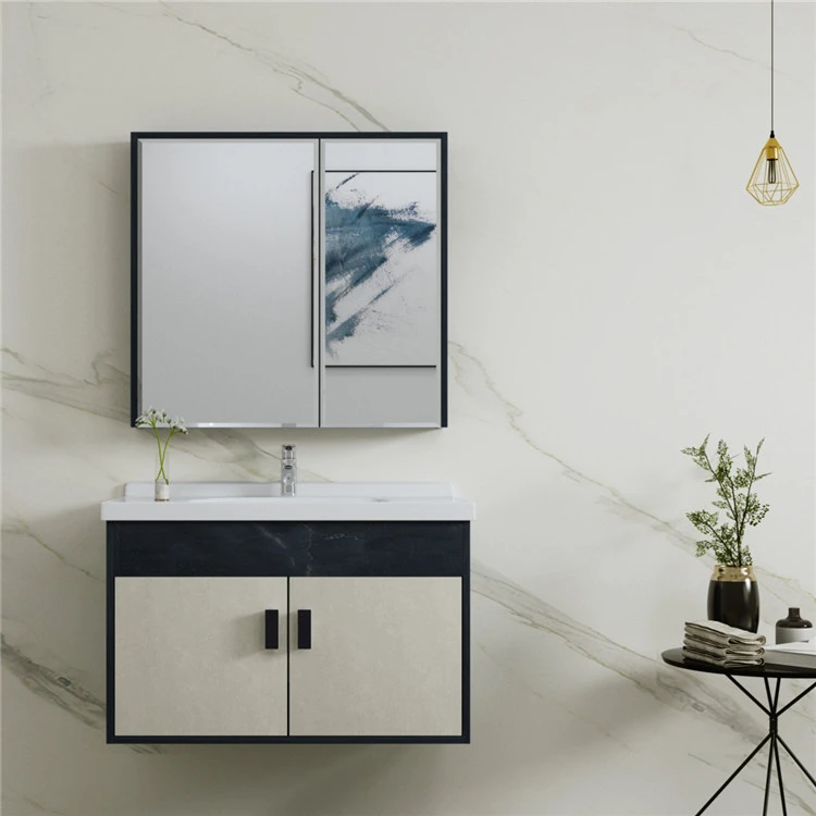 
Chinese hot sale new design cheap wooden furniture luxury cabinet and sink bathroom vanities 