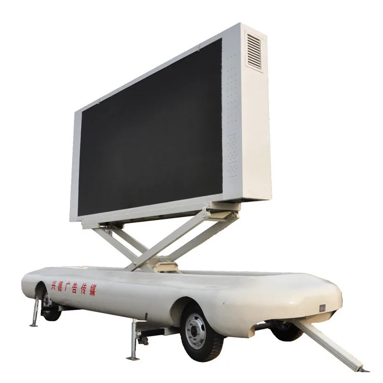 Mobile Led Display Trailer Solar Screen Trailer