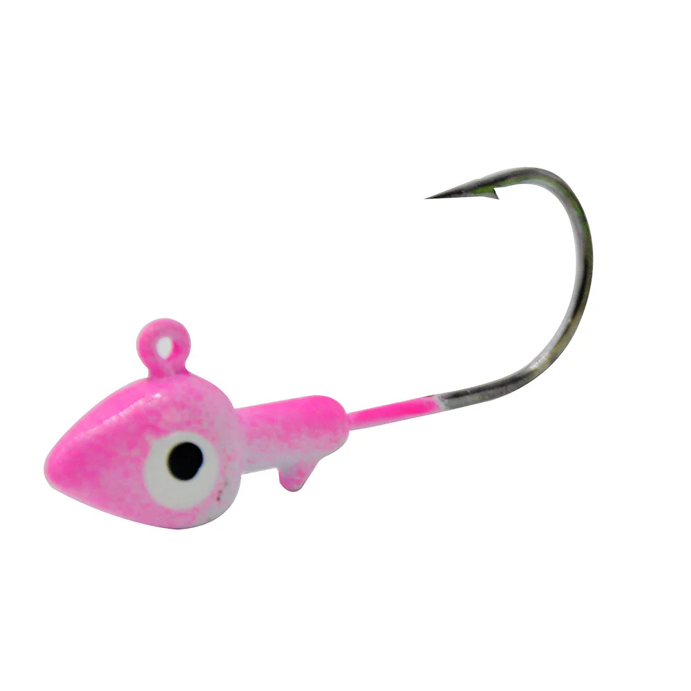 Hotsale new model 6 colors painted swim bait jig head fishing hook lead jighead jig hooks