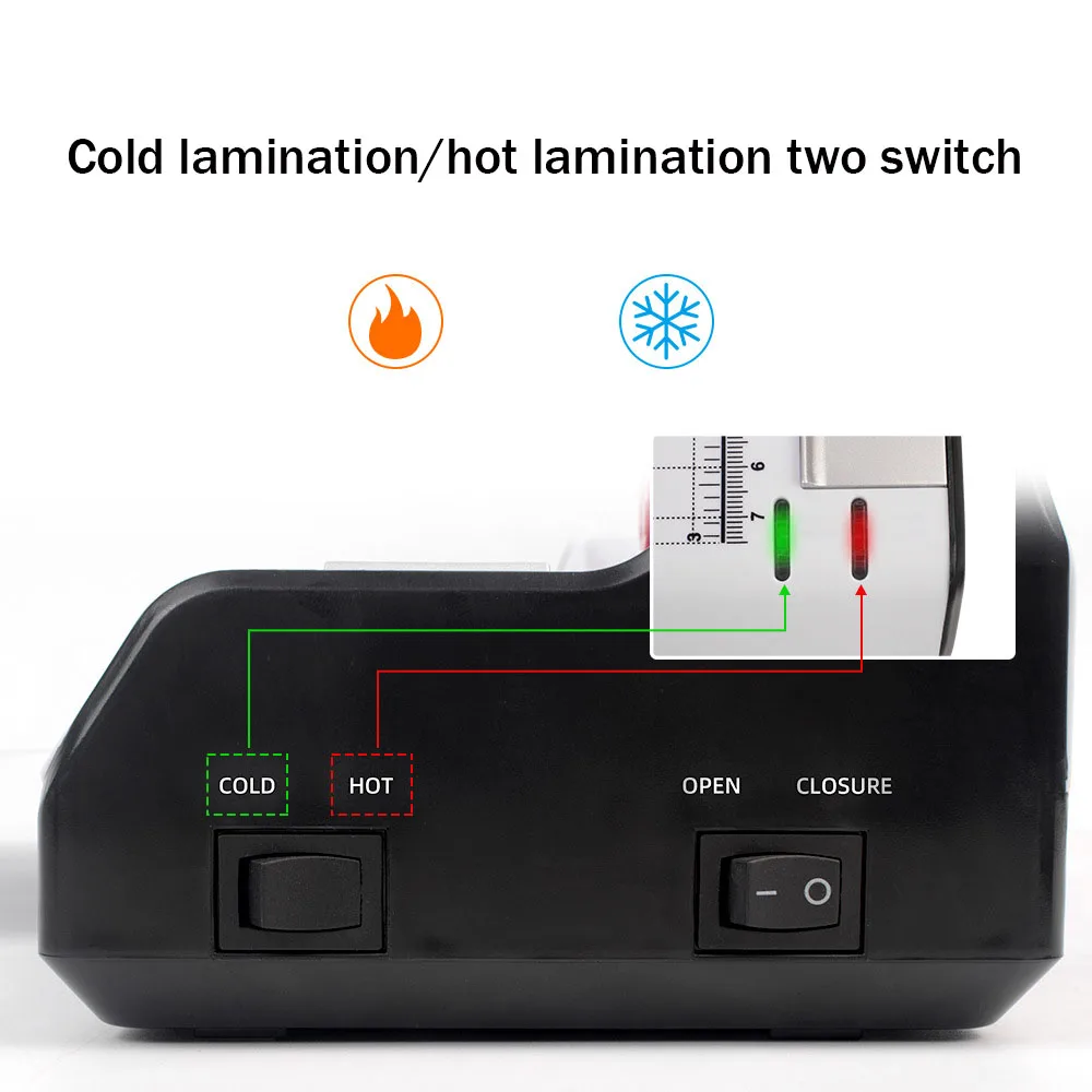 Factory wholesale Multi-functional Small Thermal Laminator Machine With Paper Cutting Fillet for A4 2 Rollers Pouch Laminator