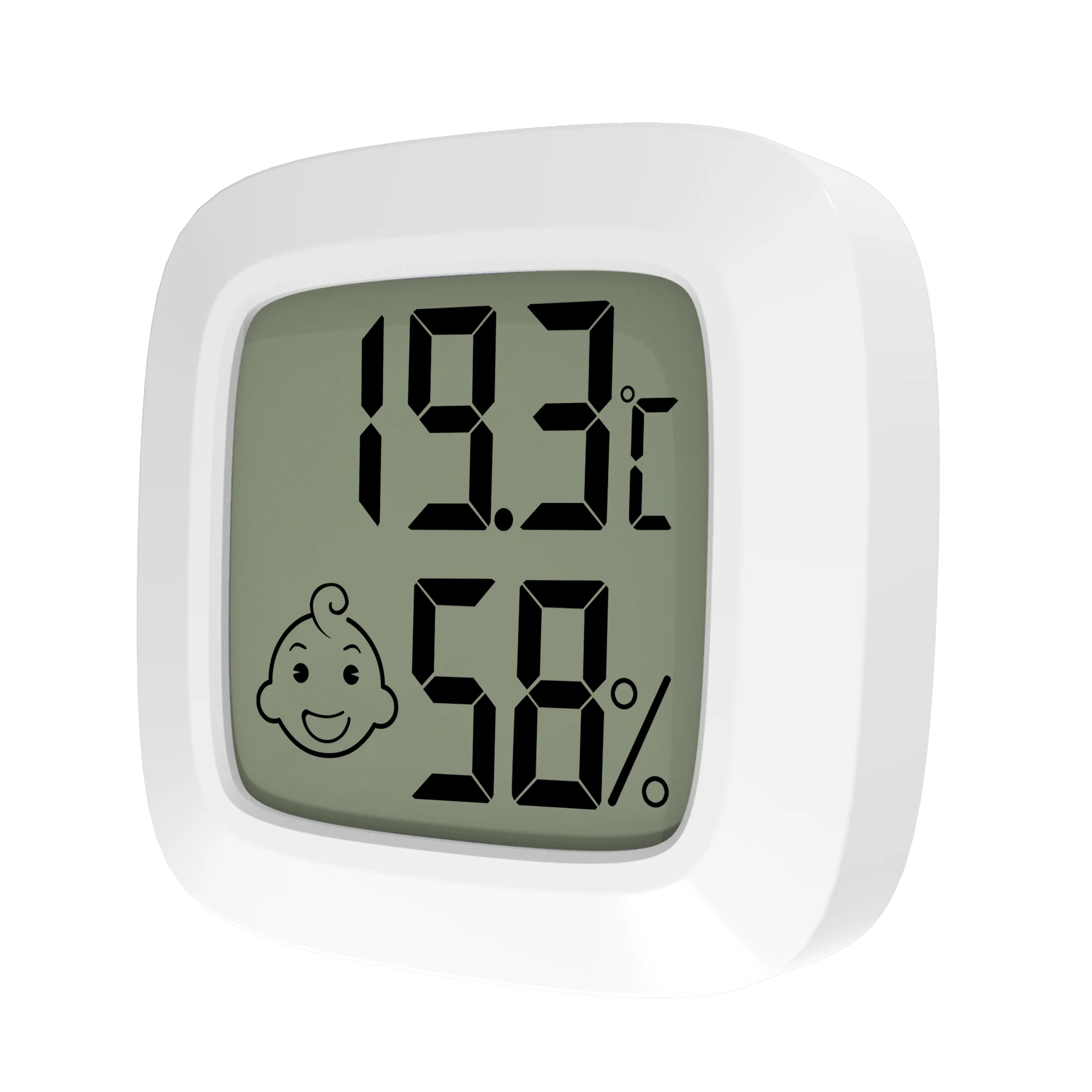 AMAZON Mini household and Indoor Temperature Humidity-  Fahrenheit units  for baby room,office,restaurant, with magnet and tags