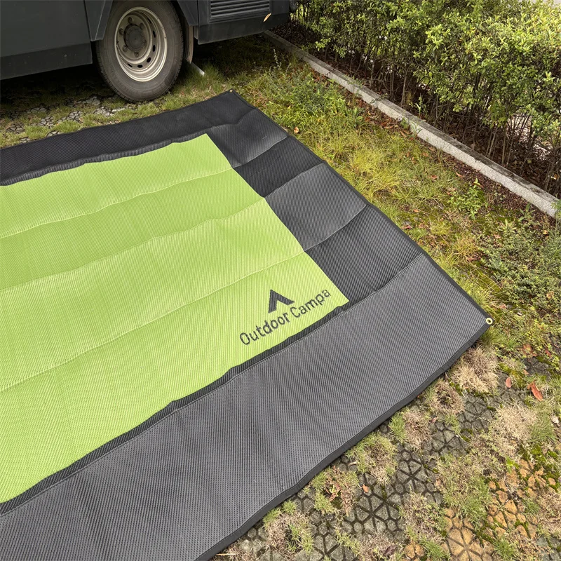 4x6ft Foldable Camping Beach Blanket Mats PP Mat Set for RV for Outdoor Activities