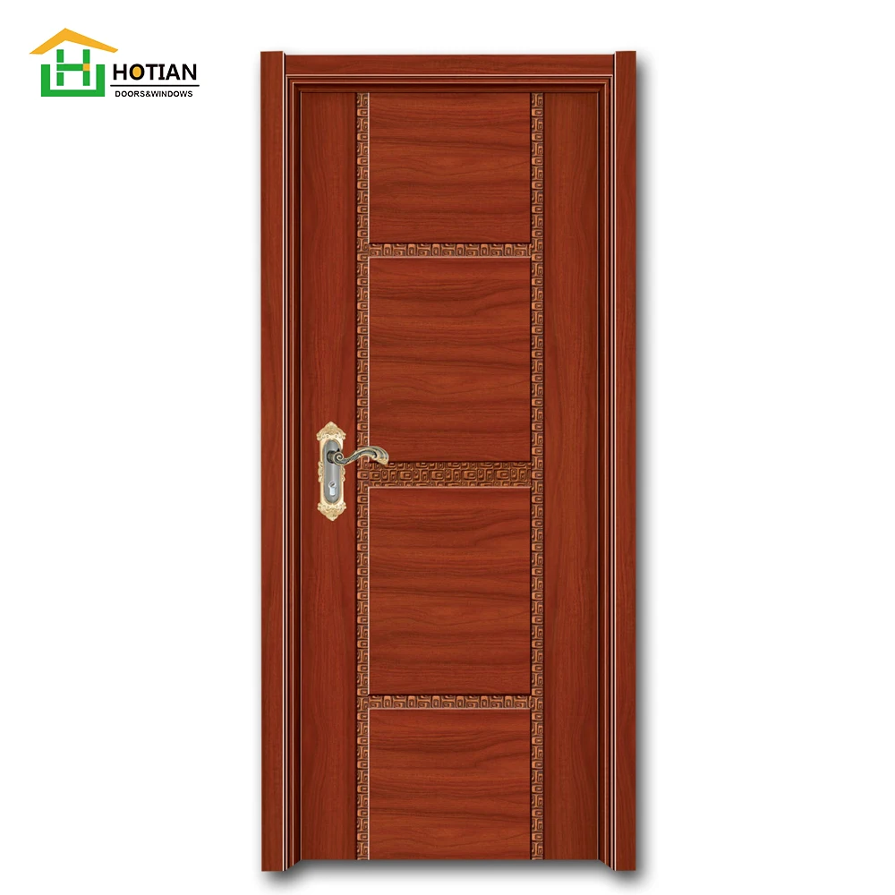 Modern Design China Doors Interior Teak Wooden Doors Design in Interior with Nice Performance