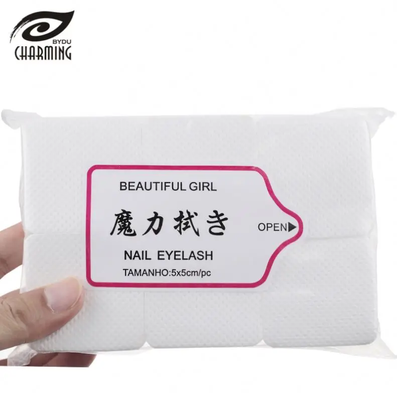 Самоклеящиеся салфетки для удаления клея ресниц от частного бренда