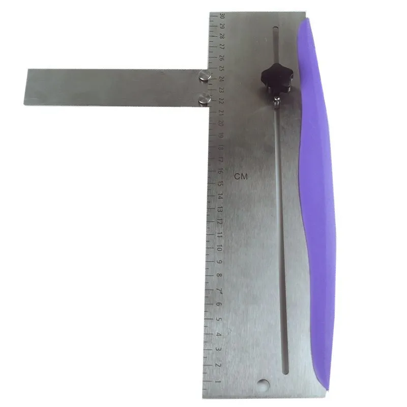 Saffron Stainless steel Cake Smoother Adjustable Height cake leveler Baking Tool Fondant Cream Scraper