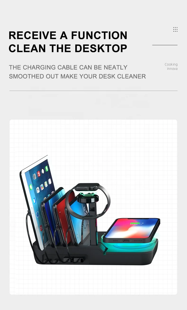 
Amazon Popular 70W Wireless Charger Qi-Certified Fast Compatible for iPhone 12/12 Mini/12 Pro Max/SE 2020/11 Pro 