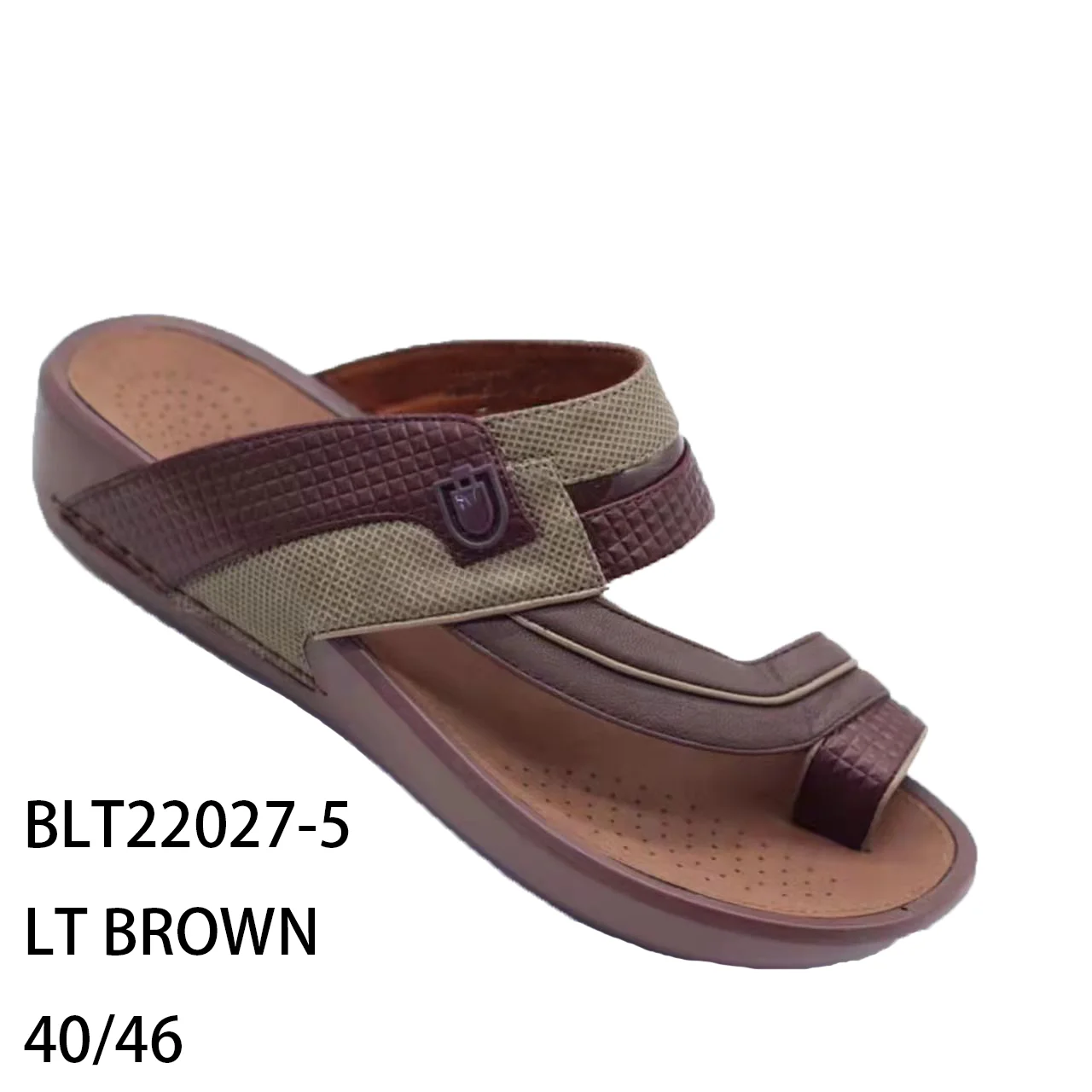 Arabic  men PU slippers Saudi arabic sandals and slippers for men