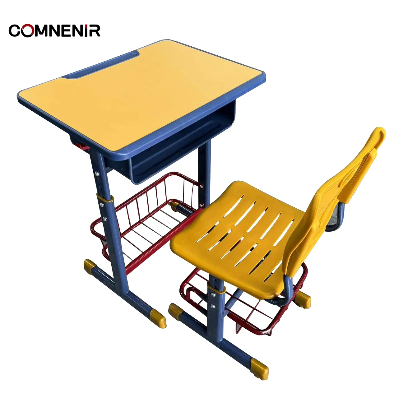 one stop solution school furniture	school furniture Adjustable Primary School Desk Chair Set Height Adjustable Classroom