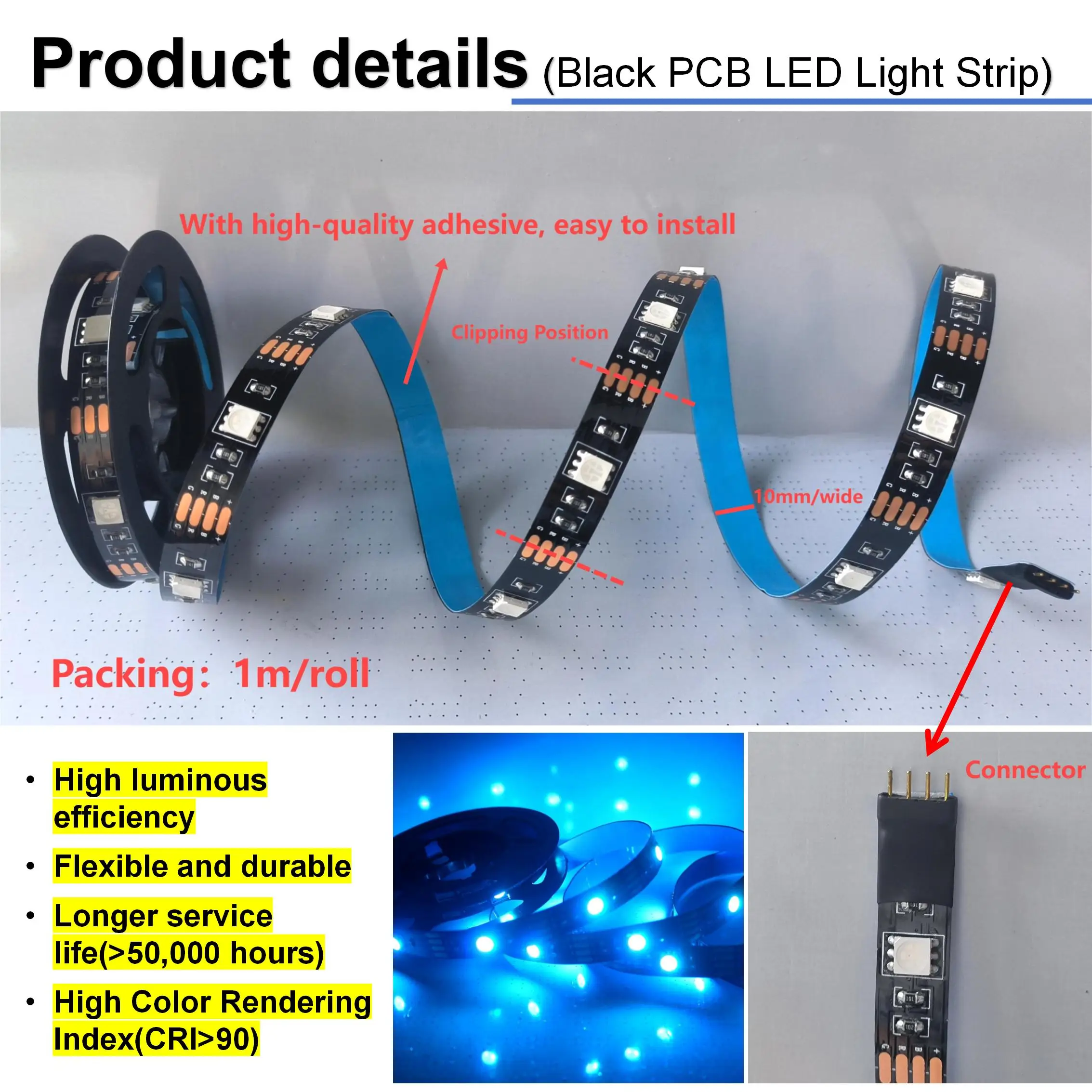 Производитель мини RGB синий зуб 1 м набор 5 В USB Светодиодная лента с приложением диммер