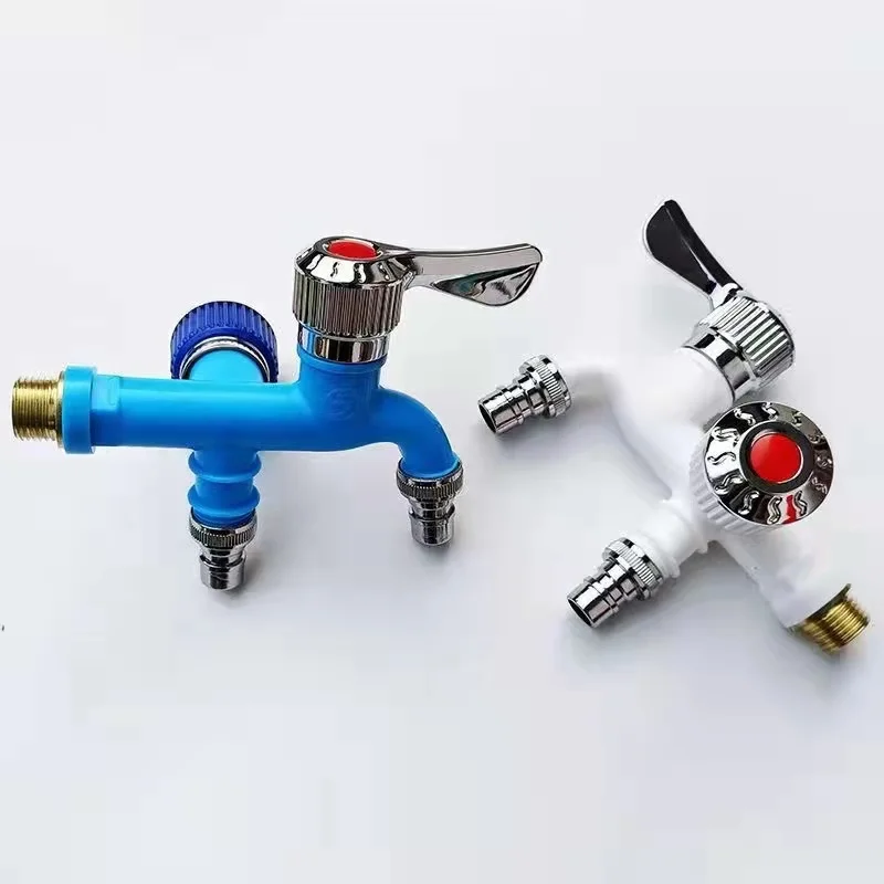LJ-414 PPR accessory faucet plastic faucet PPR pipe fittings plastic water tap bathroom faucet