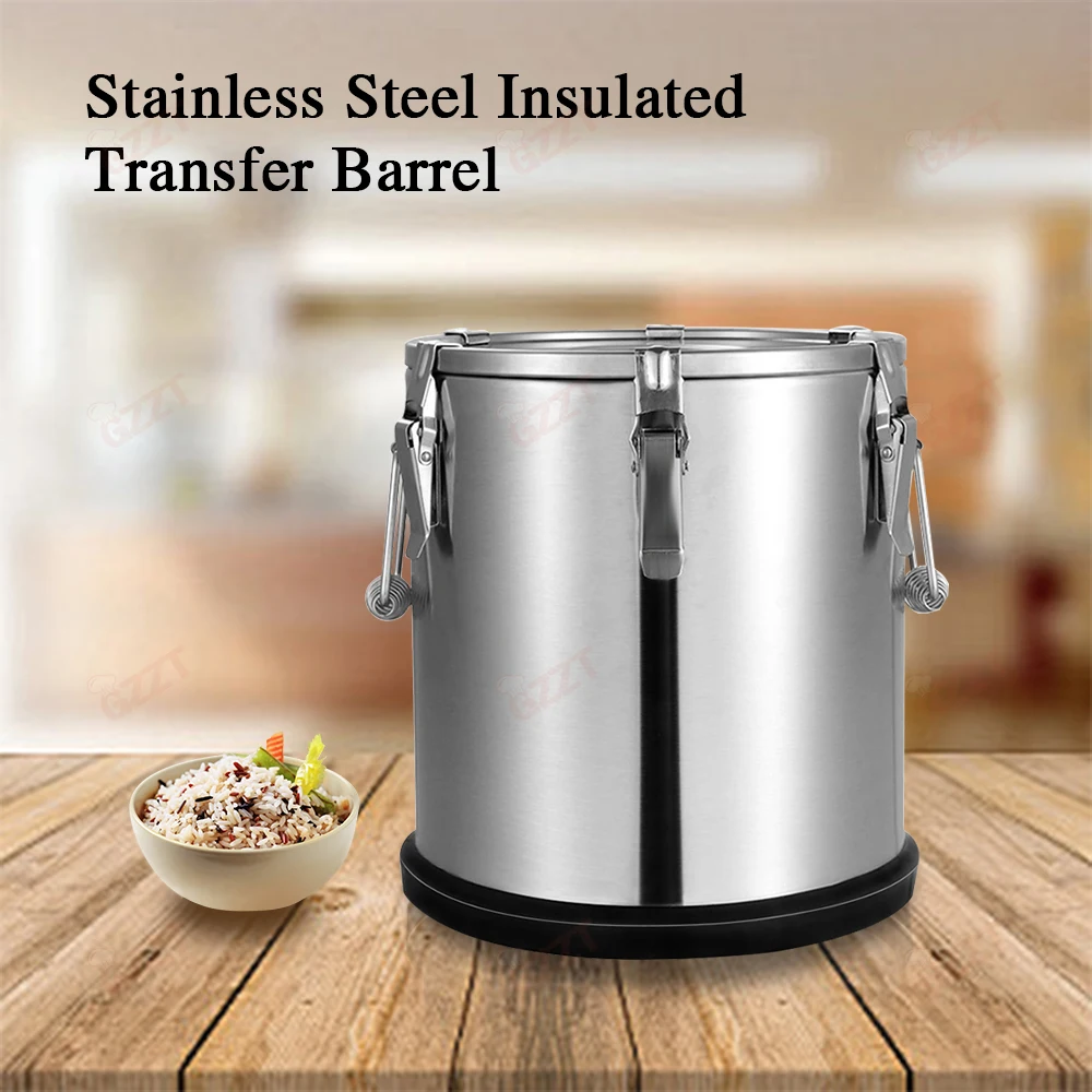 4 литра 120 литров контейнер для подогрева супа многофункциональный из нержавеющей стали с двойной стенкой изолированный хранения