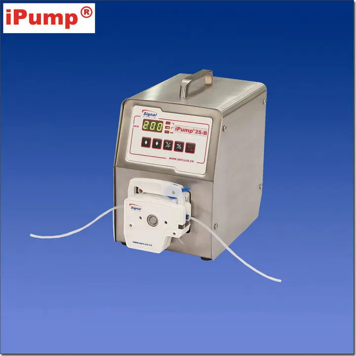timing control wide voltage foot valve 100 200 rpm adjustable speed peristaltic pump