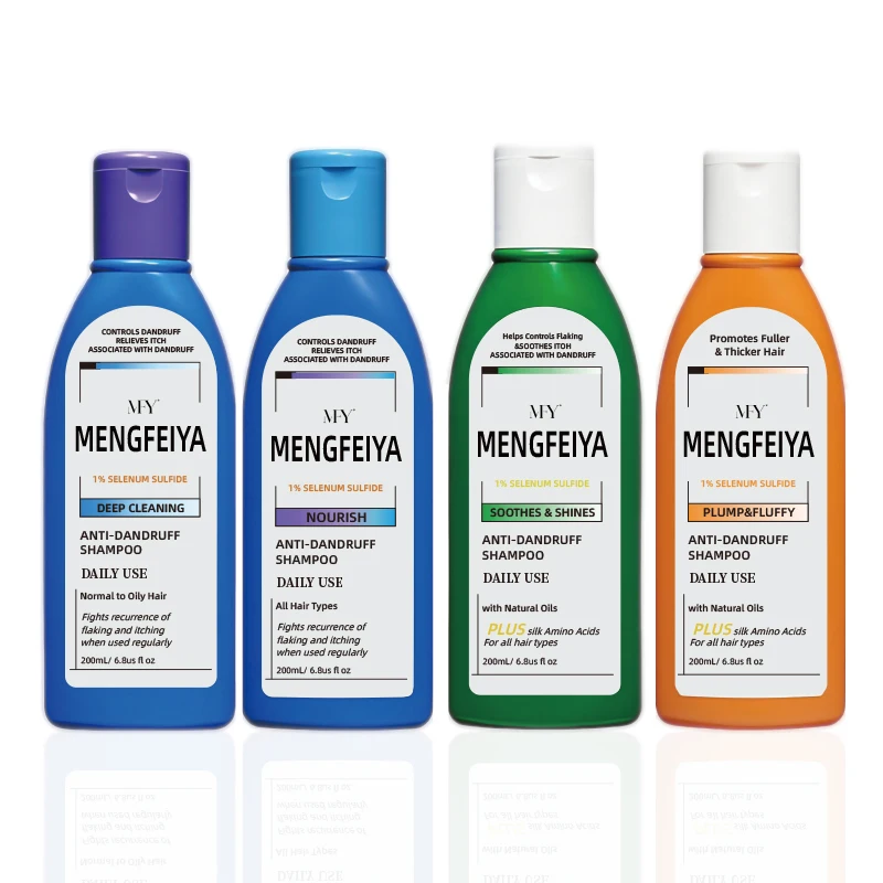 Containing Selenium Sulfide 1% Mint Professional Anti-Dandruff Shampoo Severe Dandruff Cleansing Shampoo Factory Wholesale