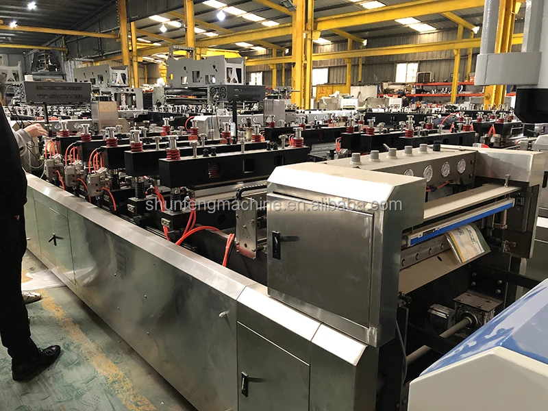 full automatic pe pp three side sealing zipper bag making machine