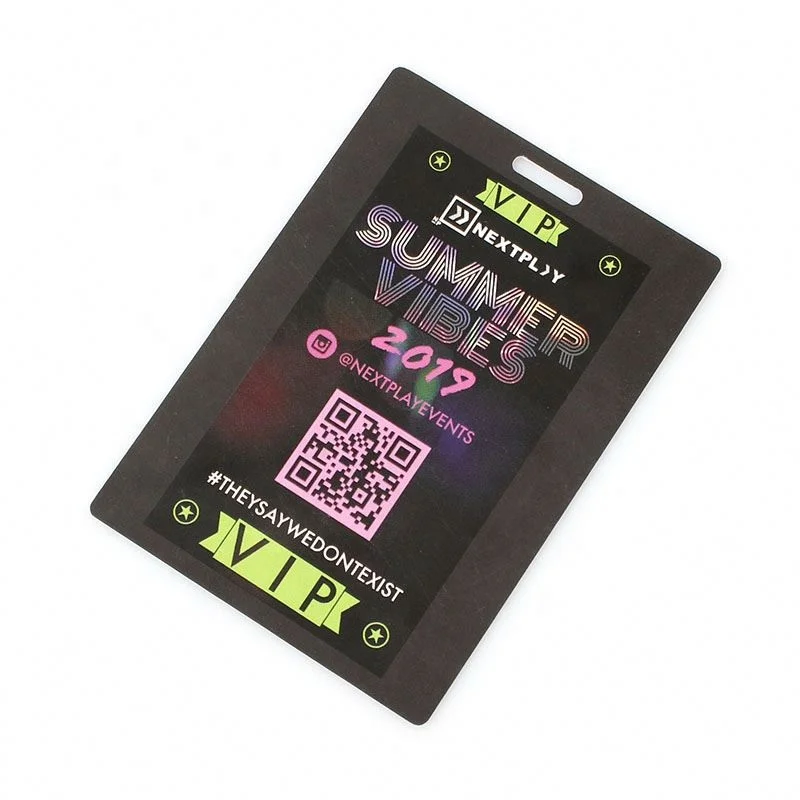 Hot Sale Hard Plastic PVC Id Card With Design Photo