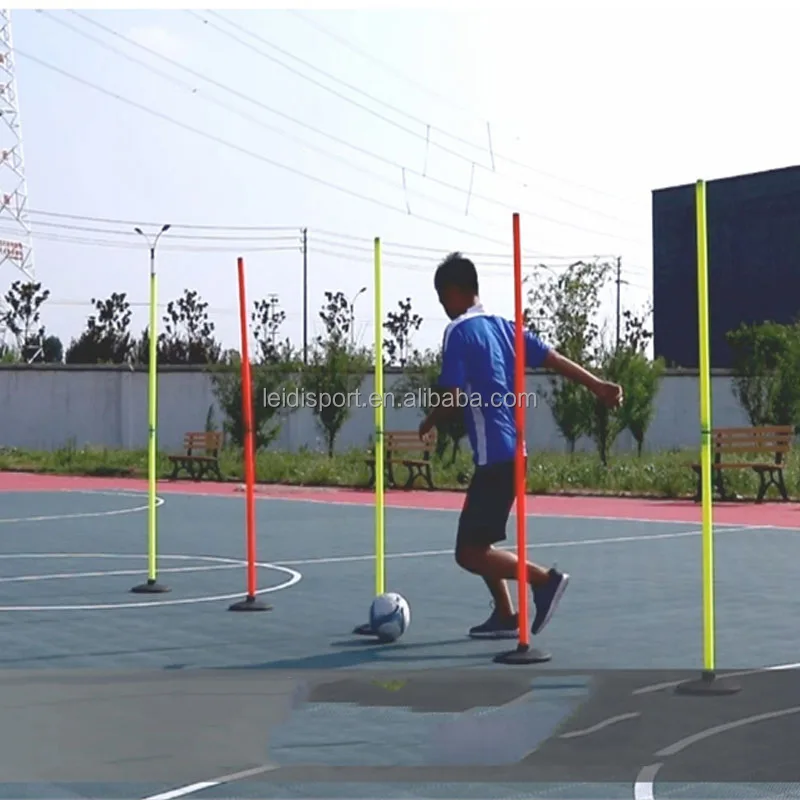 Football Training Pole Coaching Stick Agility Training Poles Coaching Training Sticks Agility Slalom Pole
