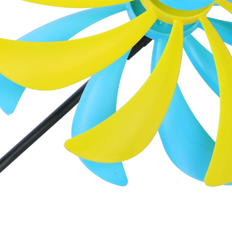 New Arrival Hot Sell Garden Rainbow Plastic Windmill Kids Toy Pinwheels