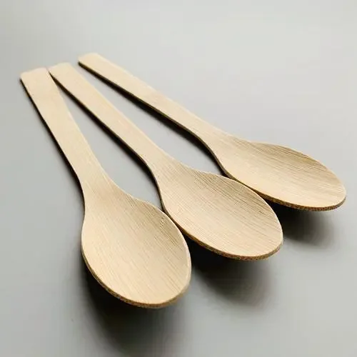 High quality ice cream spoon disposable potable bamboo ice cream spoon