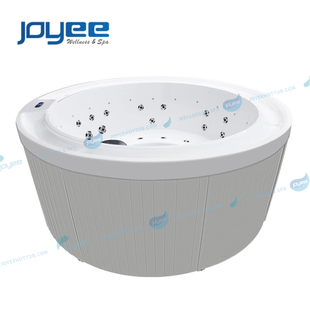 JOYEE Manufactory 4 Person Round Shape Hot Tub Freestanding Outdoor Whirlpool Tub Popular US Balboa Control System Massage tub
