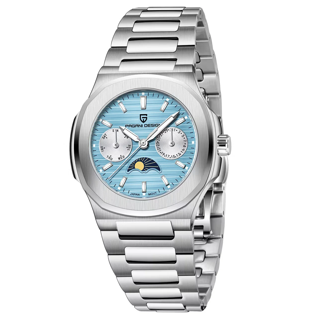 2024 NEW PAGANI DESIGN Female Wristwatch PD 1786 Luxury Japan VX3H Movt Sapphire Mirror Luminous Stainless steel Reloj Mujer