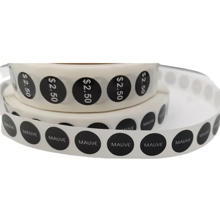 High quality long duration time custom cheap print round product waterproof sticker